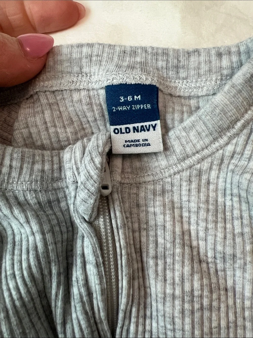 Old Navy 5 pack ribbed baby footie PJ